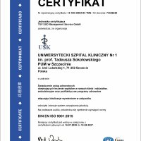 Certyfikat TUV SUD