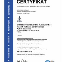Certyfikat TUV SUD